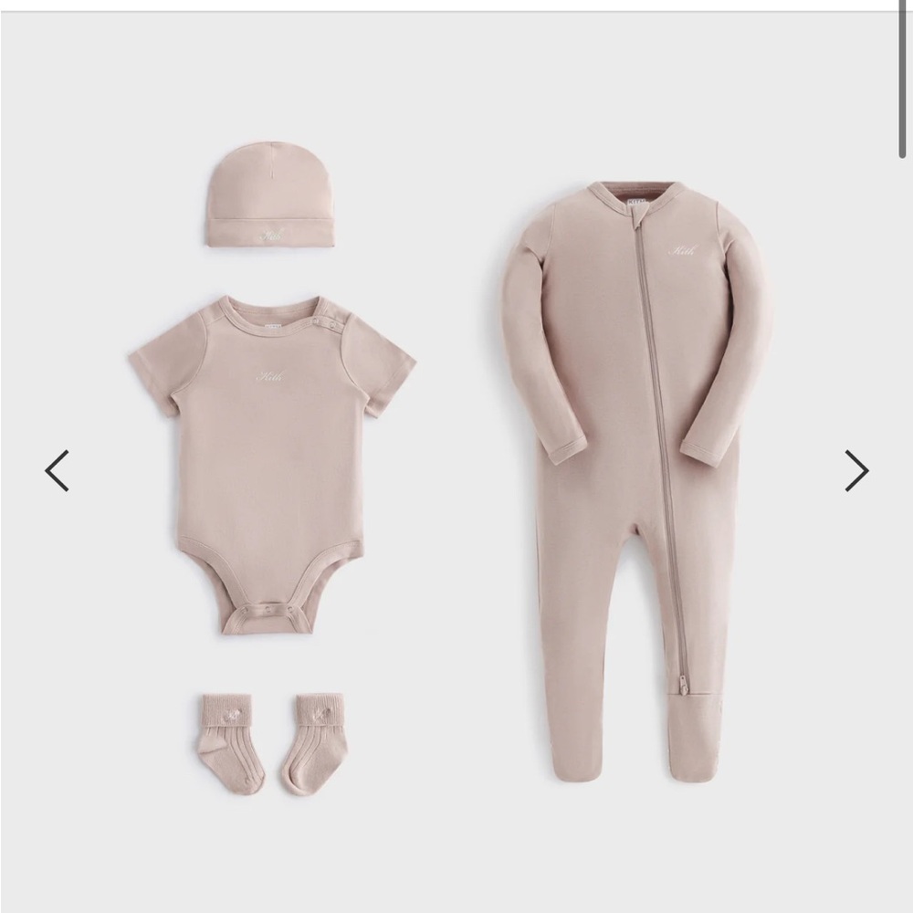 Kith Baby Gray One Piece Set